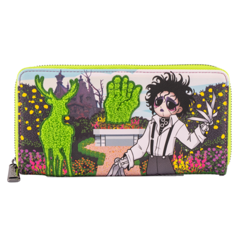 Loungefly Fox Edward Scissorhands Topiary Zip Around Wallet Image 1