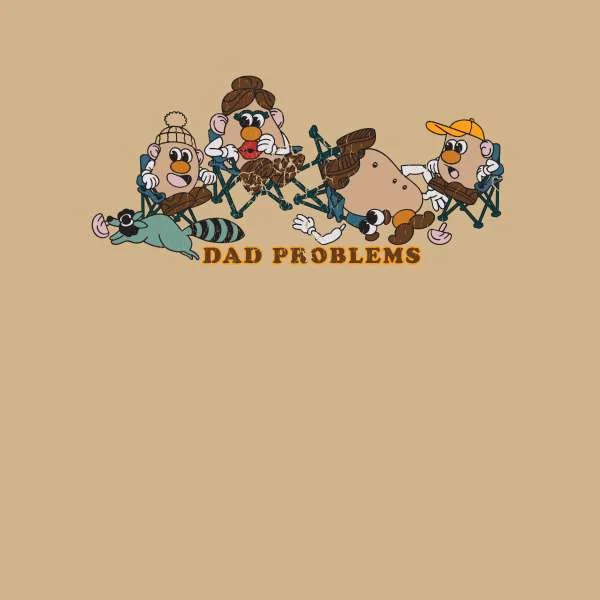 Mr. Potato Head Dad Problems Men's T-Shirt - Tan