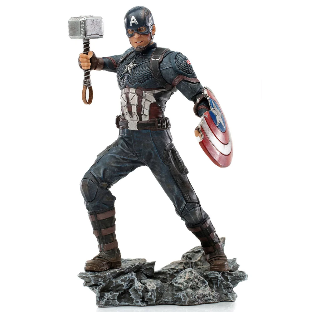 Iron Studios The Infinity Saga BDS Art Scale Statue 1/10 Captain America Ultimate 21 cm Image 1