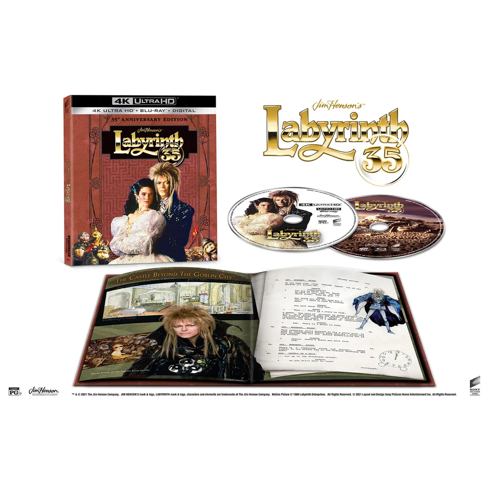 Labyrinthe - 4K Ultra HD (Blu-ray inclus) - Exclusivité Zavvi 35ème Anniversaire Image 1