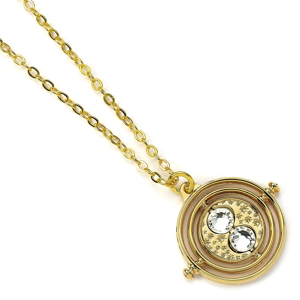 Harry Potter Fixed Time Turner Necklace - Gold Image 1