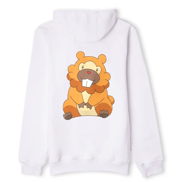 Sweat à capuche Pokemon Team Bidoof Keunotor Unisexe - Blanc