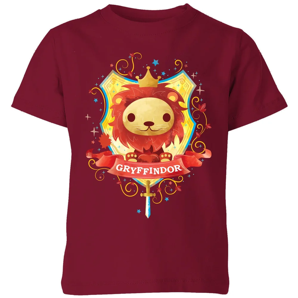 Harry Potter Gryffindor Kids' T-Shirt - Burgundy - 3-4 ans Image 1