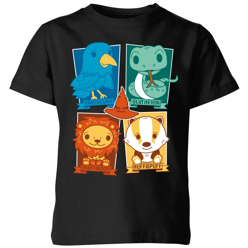 Harry Potter House T-Shirt Kids' T-Shirt - Black - 3-4 ans Image 1