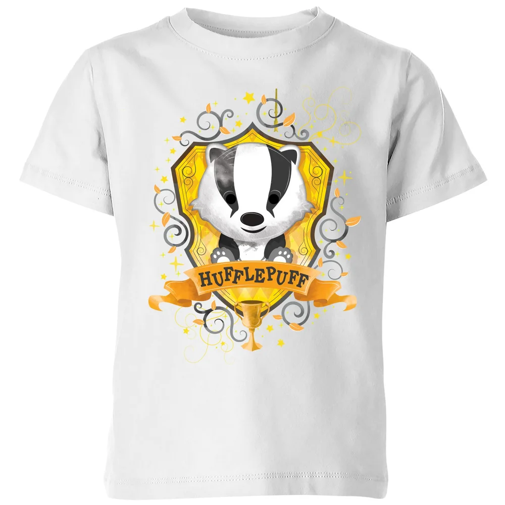 Harry Potter Hufflepuff Kids' T-Shirt - White - 3-4 ans Image 1