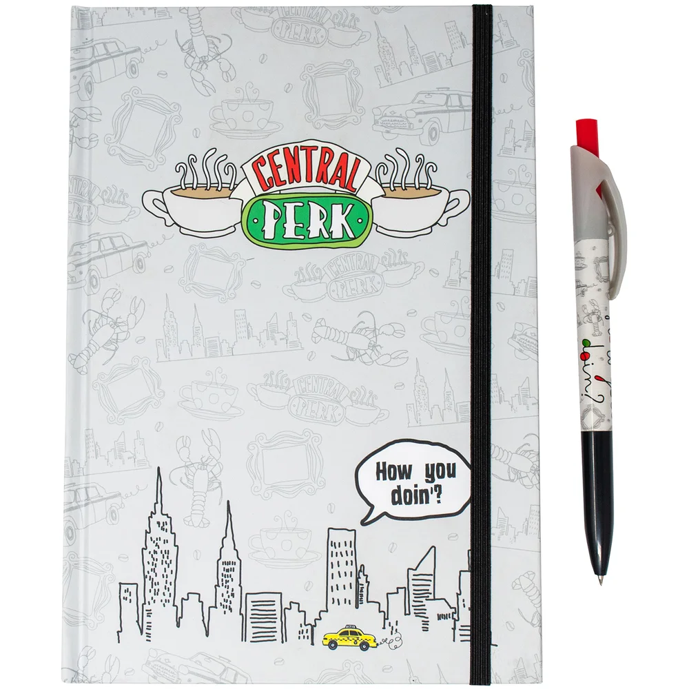 Friends Central Perk Notebook & Pen Image 1