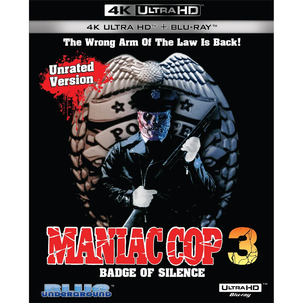 Maniac Cop 3: Badge Of Silence - 4K Ultra HD (Includes Blu-ray) Image 1