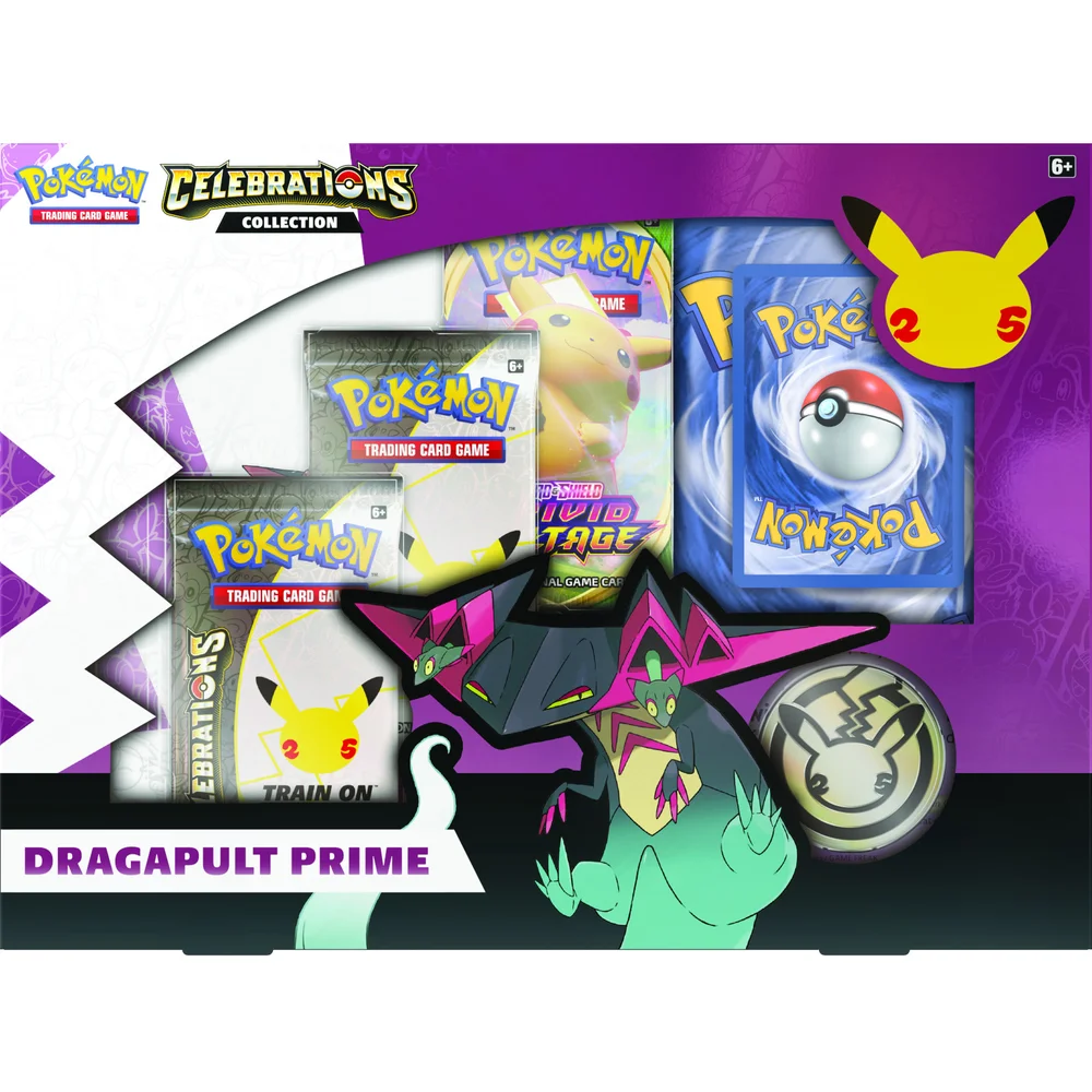 Pokemon TCG: Celebrations Collection Dragapult Prime (25ème Anniversaire) Image 1