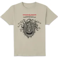 Dungeons & Dragons Beholder Unisex T-Shirt - White Vintage Wash