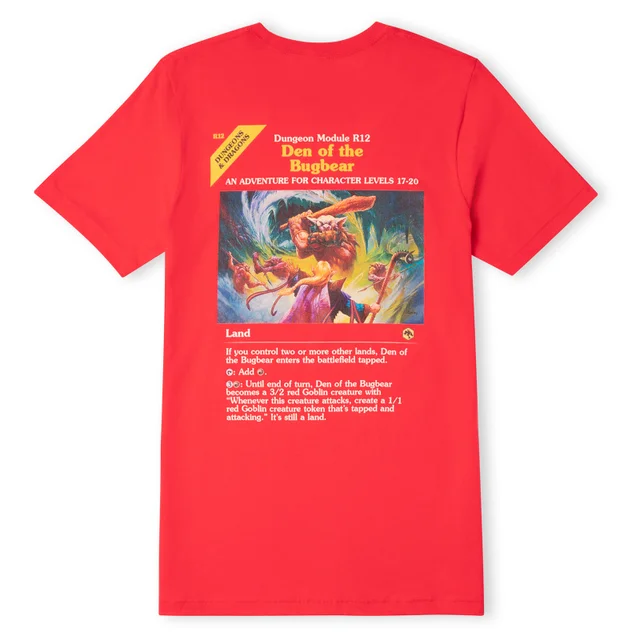 Dungeons & Dragons Den Of The Bug Bear Unisex T-Shirt - Red