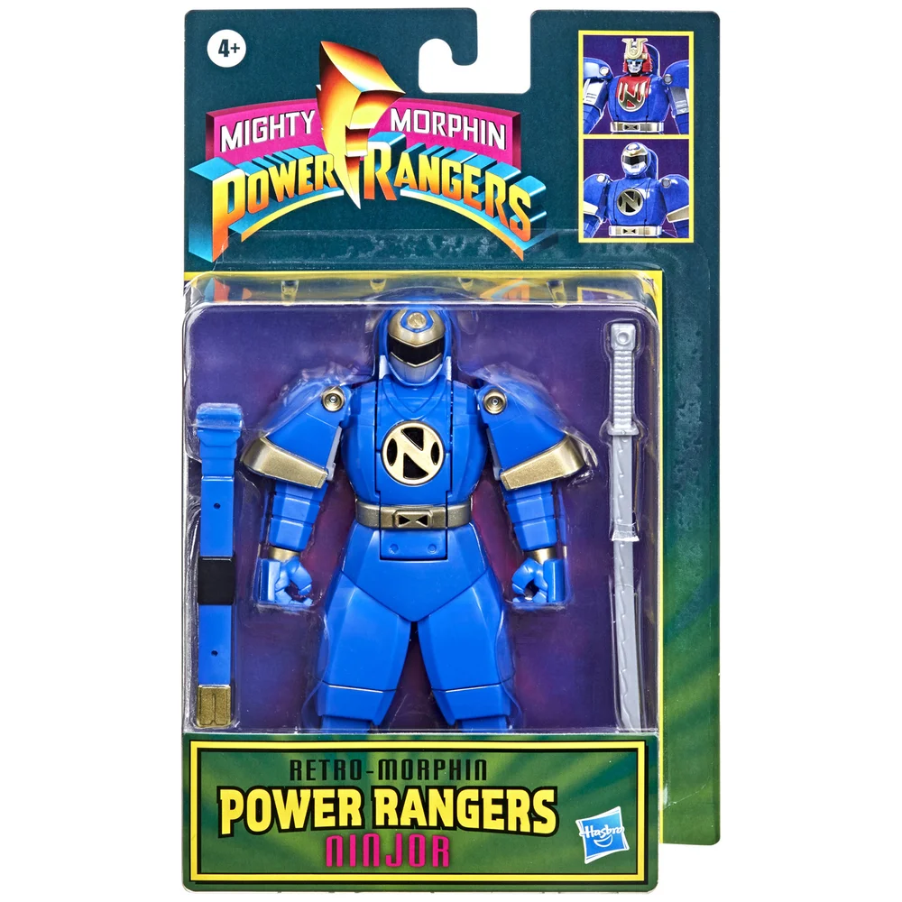 Figurine de Collection Ninjor Fliphead - Hasbro Power Rangers Retro Mighty Morphin Image 1