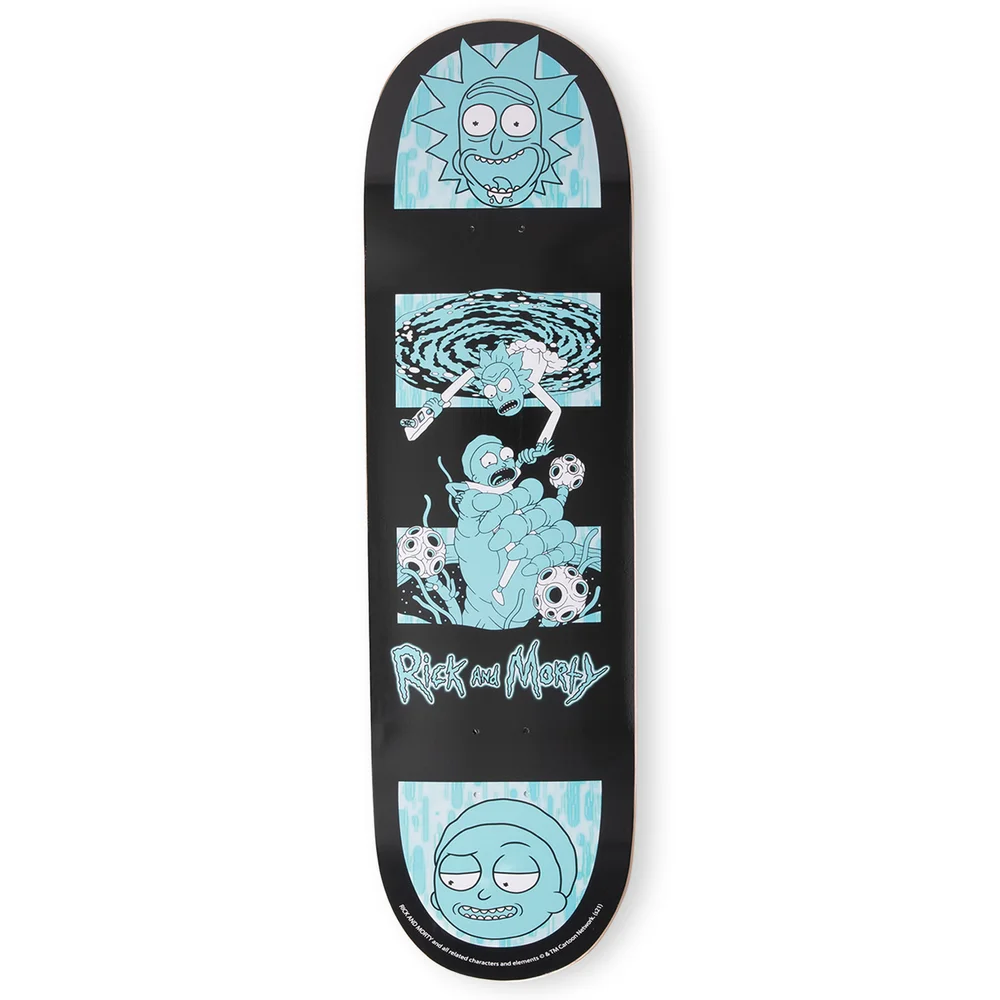 Rick & Morty x Dust! - Planche de Skatebord Exclusive - Portal Reach Image 1