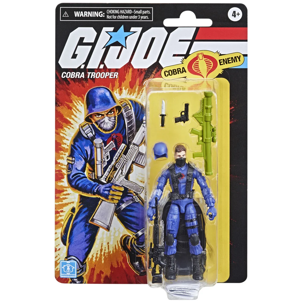 Figurine de Collection Hasbro G.I. Joe Retro Collection Cobra Trooper Image 1