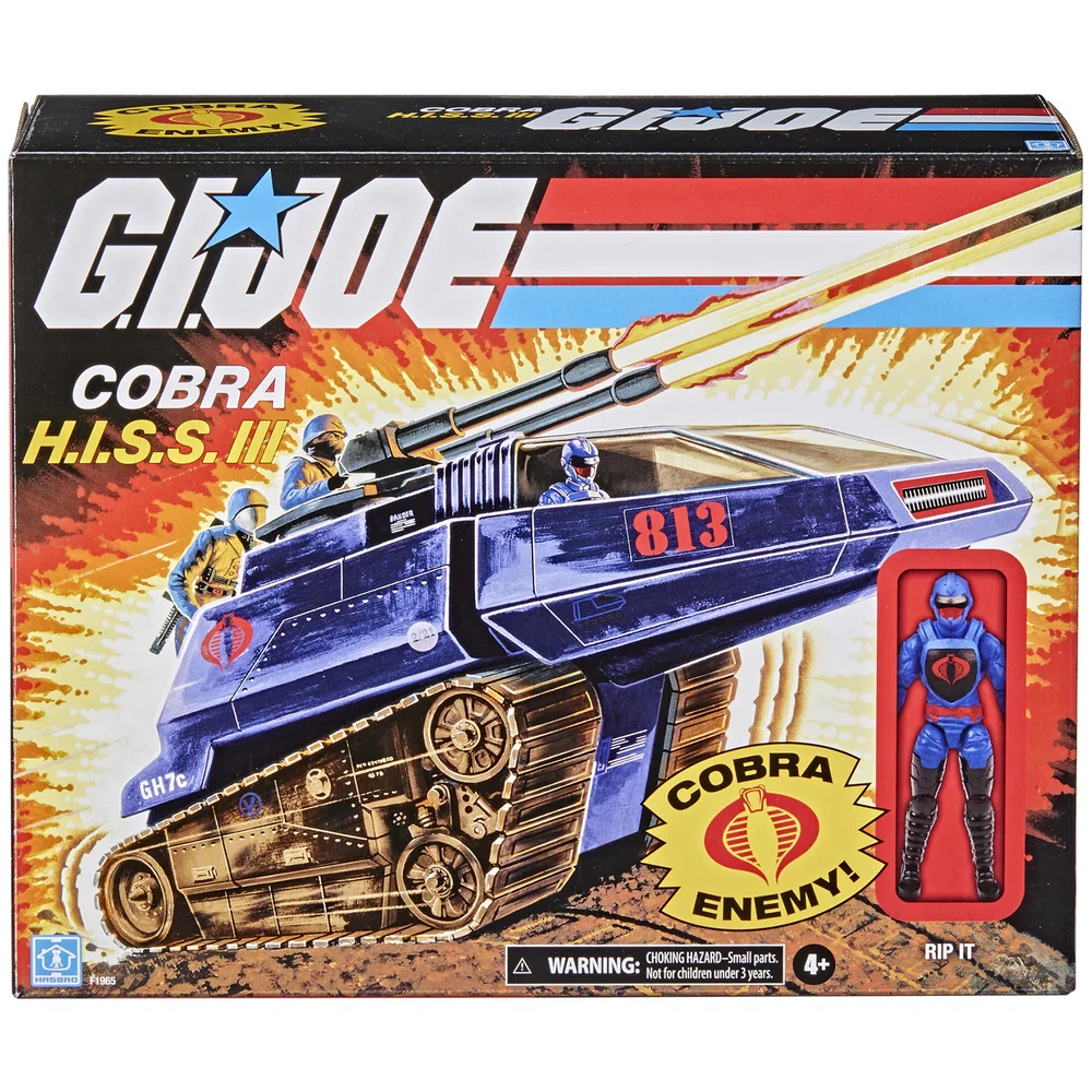 Figurine de Collection Hasbro G.I. Joe Retro Collection Cobra H.I.S.S. III Image 1