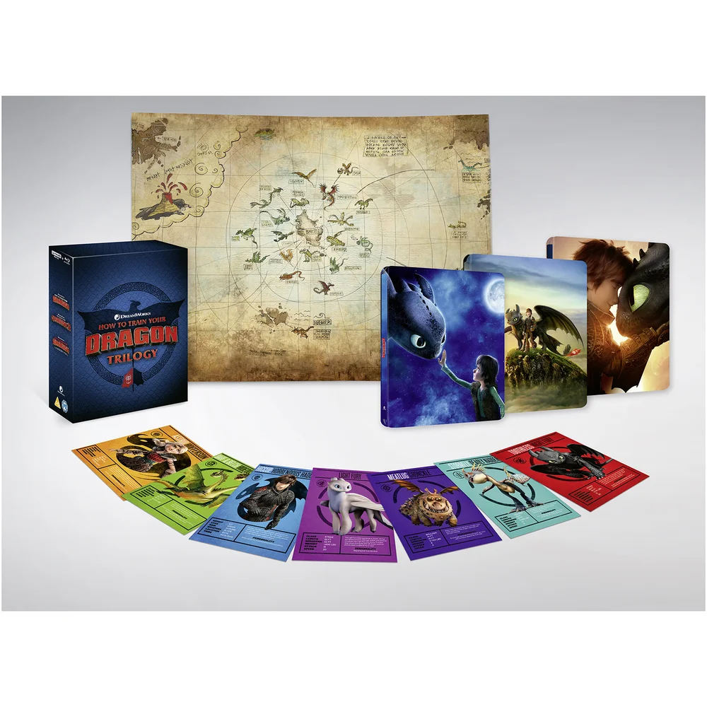 Trilogie Dragons - Coffret Steelbook 4K Ultra HD en Exclusivité Zavvi (Blu-ray inclus) Image 1
