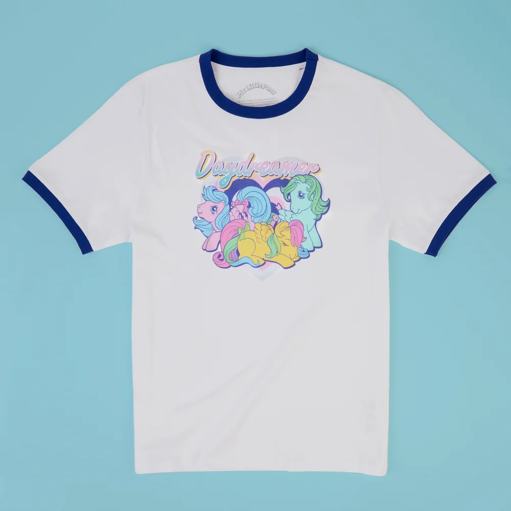 My Little Pony Daydreamer Unisex Ringer T-Shirt - White/Navy - M - Blanc Image 1