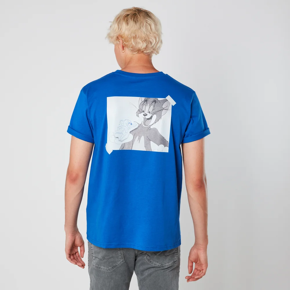 Tom & Jerry Photo Moment Men's T-Shirt - Blue - S Image 1