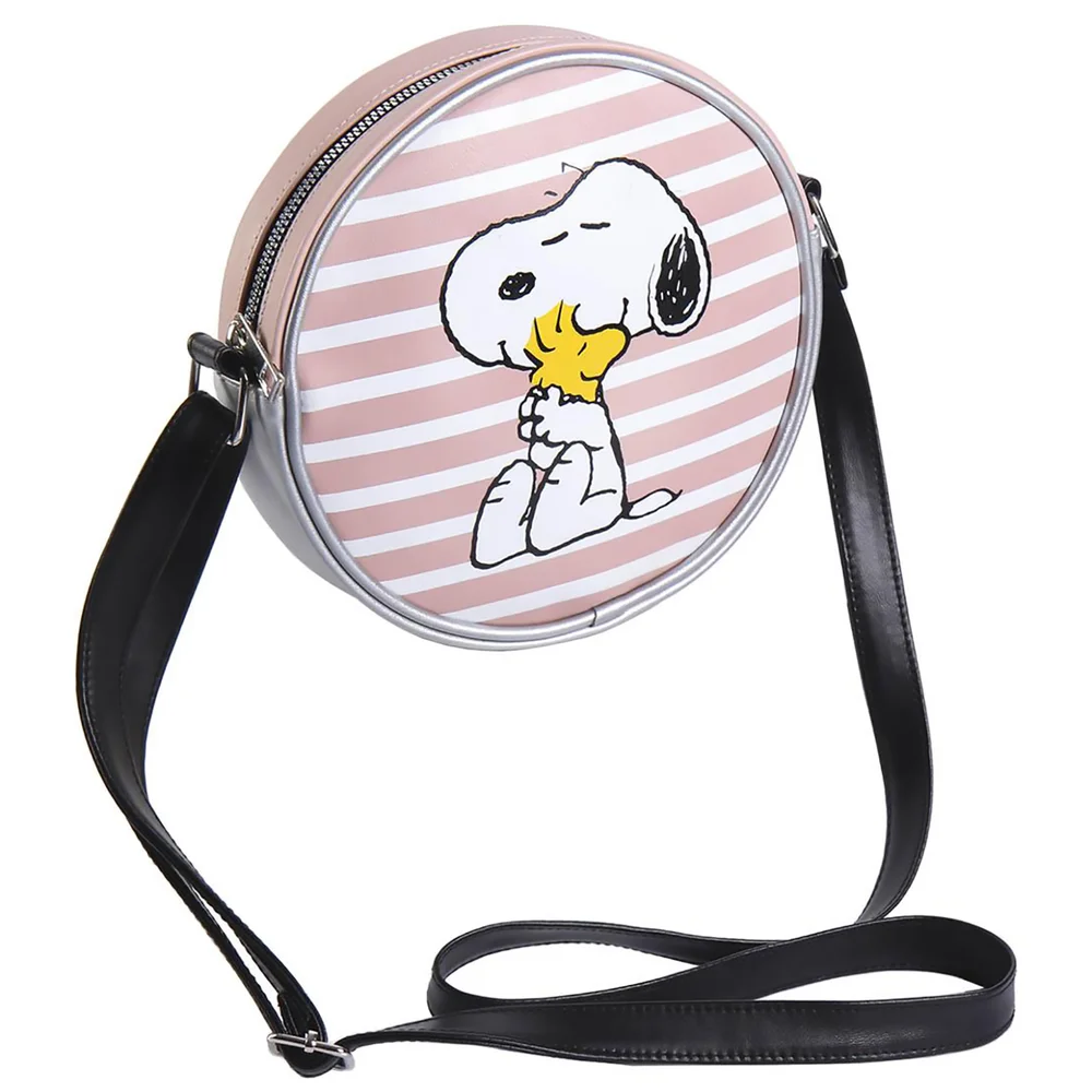 Snoopy and Woodstock Faux-Leather Shoulder Strap Handbag Image 1