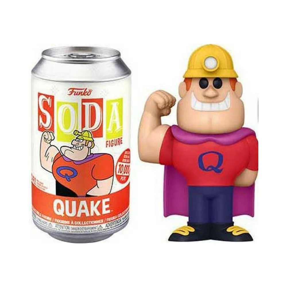 Quaker Oats Quake Vinyl Soda in a Collector Can Image 1