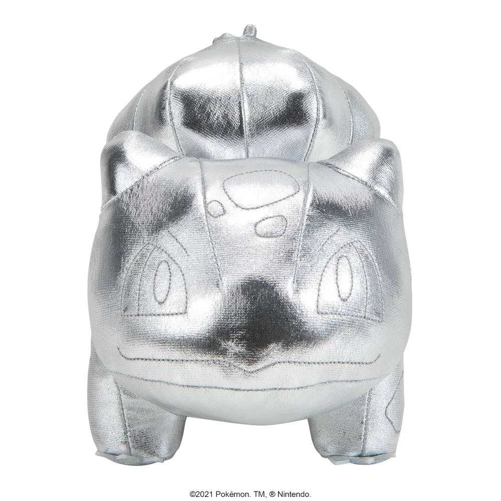 Pokémon 25th Celebration - 8" Silver Bulbasaur Plush Image 1