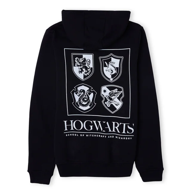 Harry Potter Hogwarts Unisex Hoodie - Black