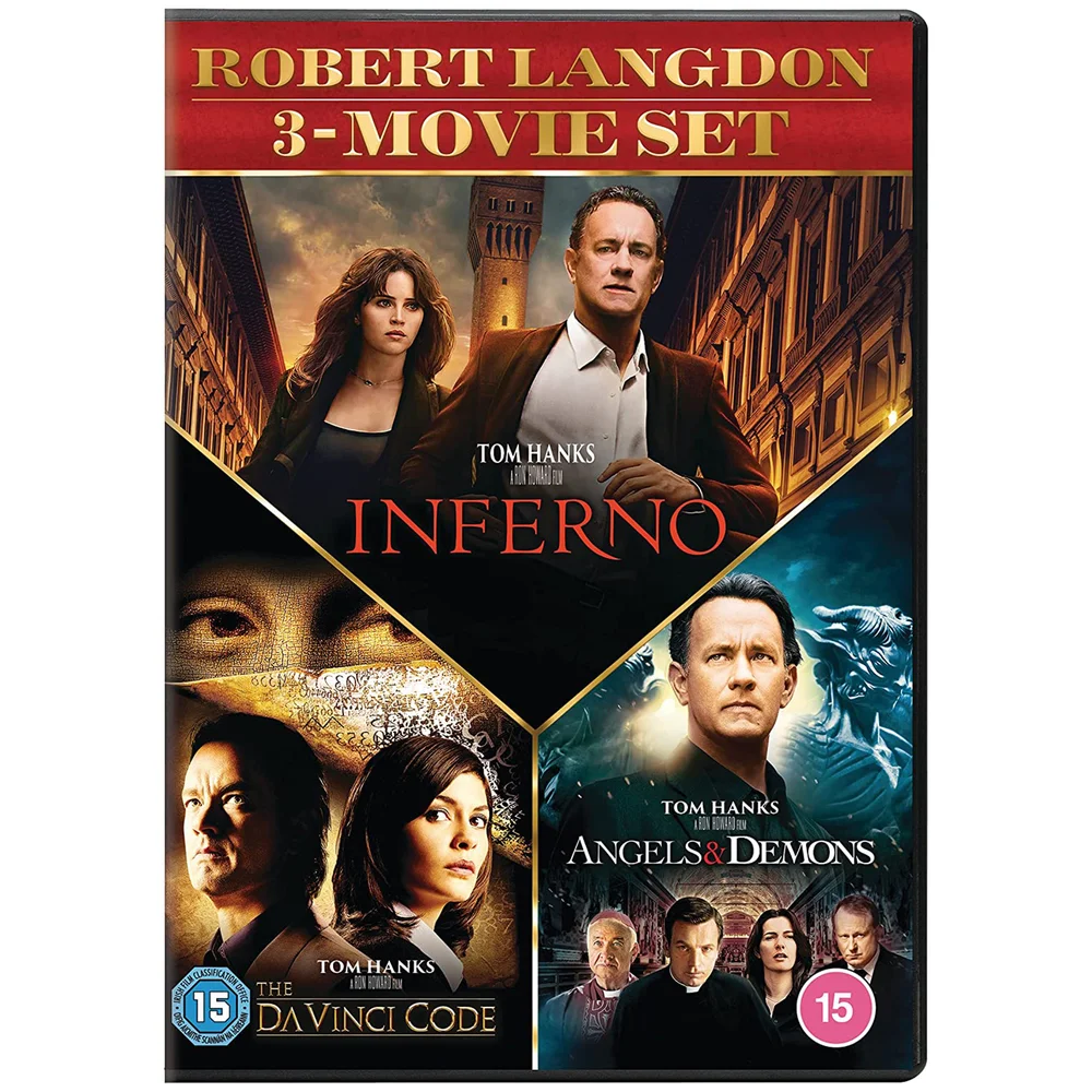 Angels & Demons / Da Vinci Code, The / Inferno 3 DVD Set (New Packaging) Image 1