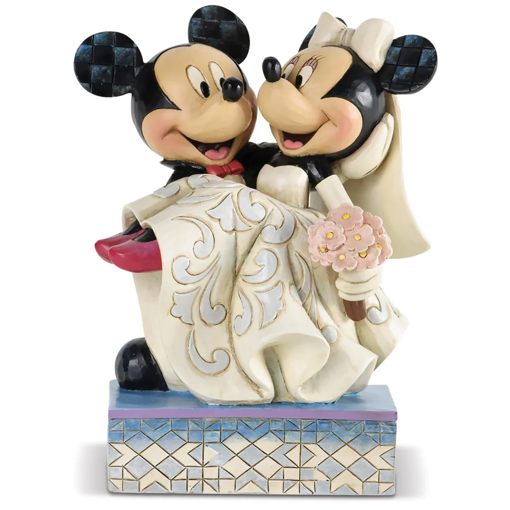Disney Traditions Congratulations Mickey & Minnie Figurine Image 1