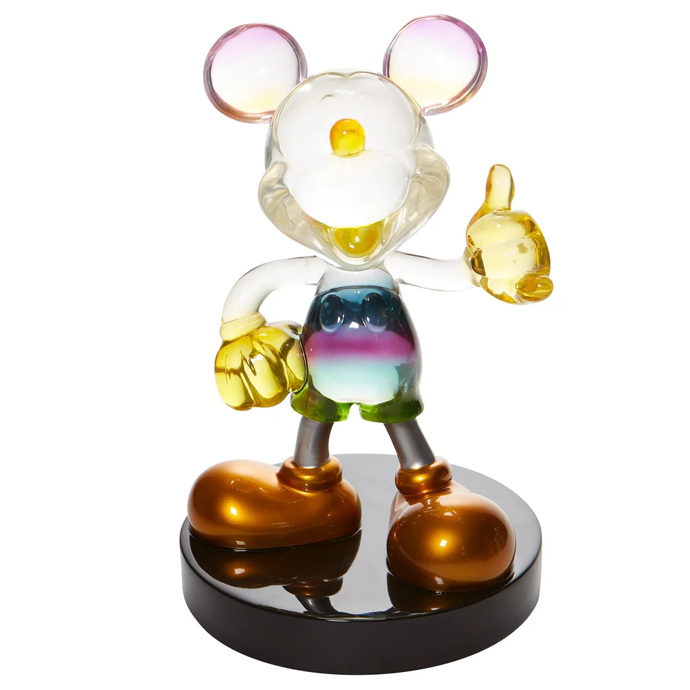 Grand Jester Studios Rainbow Resin Mickey Mouse Figurine Image 1