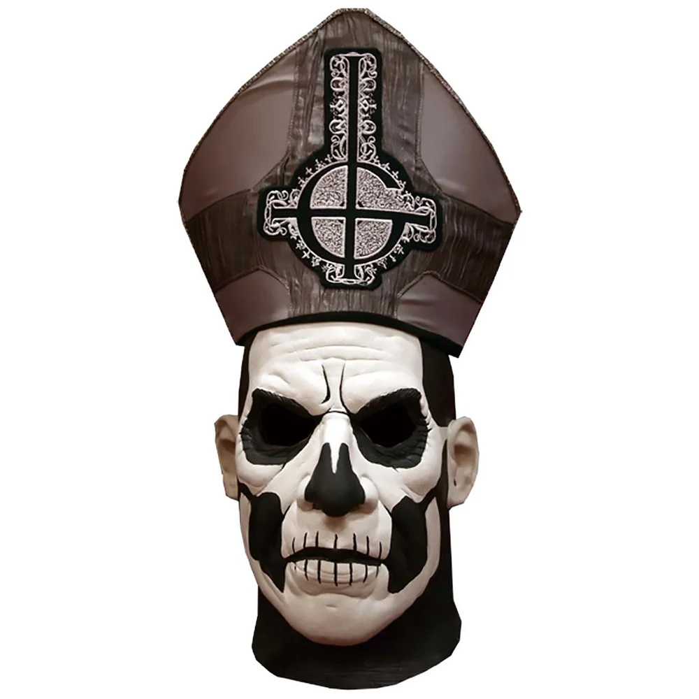 Trick or Treat Ghost Papa Ii Deluxe Hat And Mask Image 1
