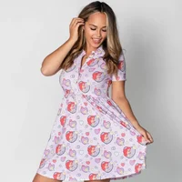 Cakeworthy The Little Mermaid Bubbles Button Up Dress