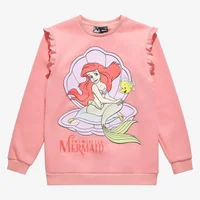 Cakeworthy The Little Mermaid Ruffle Sleeve Sweatshirt