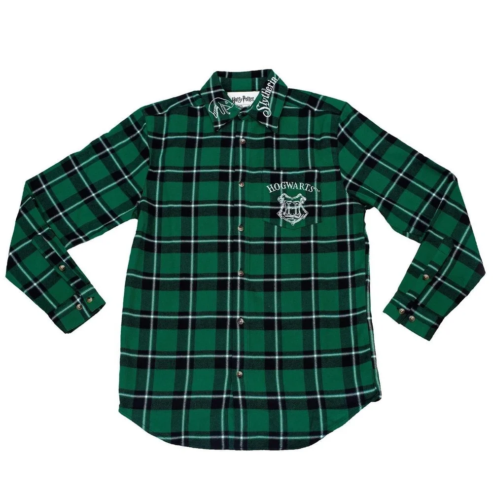 Cakeworthy Slytherin Flannel Shirt - M Image 1