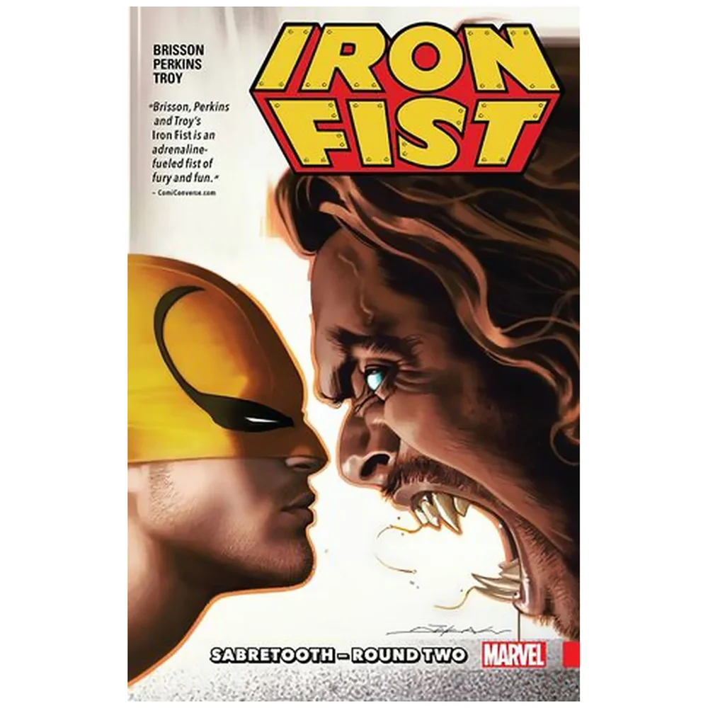 Marvel Comics Iron Fist Trade Paperback Vol 02 Sabretooth Round Two Graphic Novel Image 1