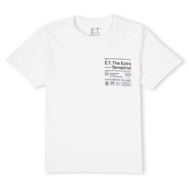 E.T. the Extra-Terrestrial Unisex T-Shirt - White
