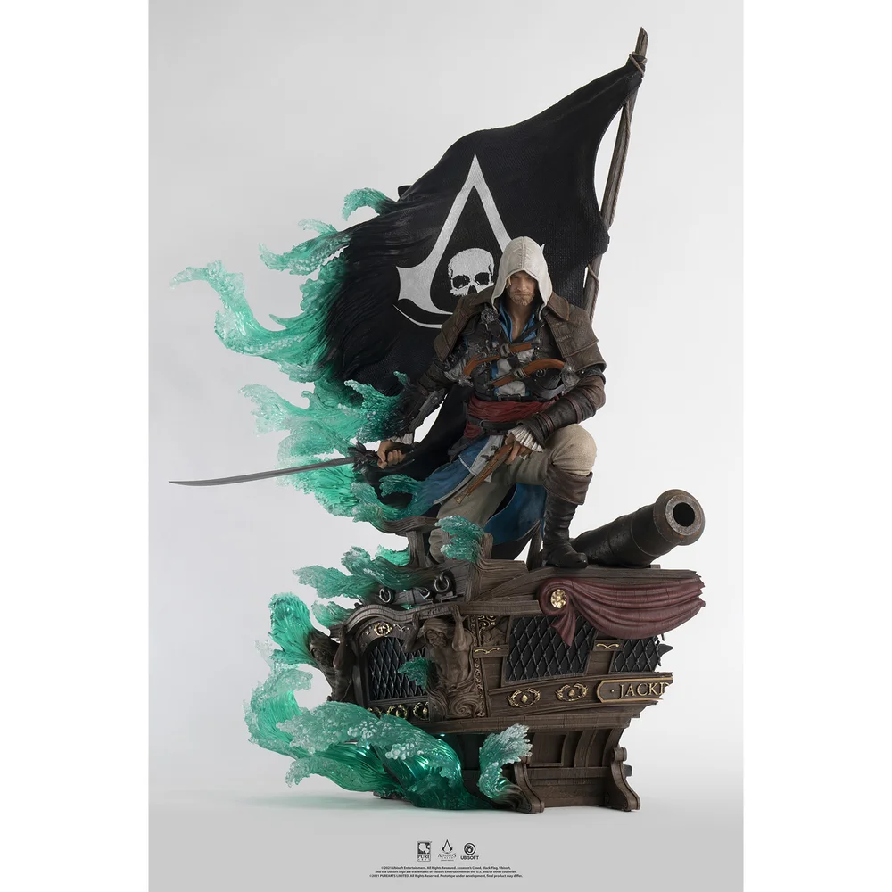 PureArts Assassin's Creed Black Flag Edward Kenway Animus 1:4 Scale Statue Image 1