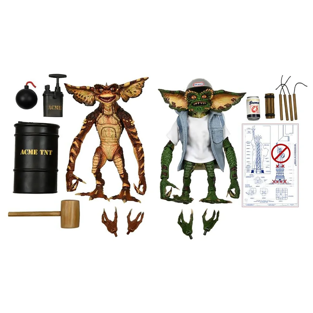 NECA Gremlins 2 Bad Batch Demolition 2 Pack Ultimate 7 Inch Action Figures Image 1