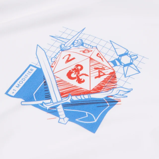 Dungeons & Dragons Players Handbook T-Shirt Unisexe - Blanc
