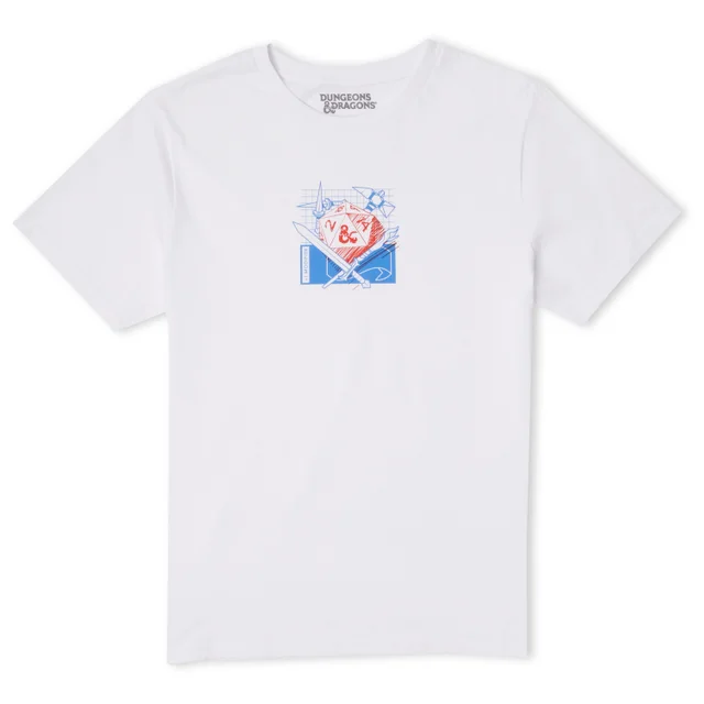 Dungeons & Dragons Players Handbook T-Shirt Unisexe - Blanc