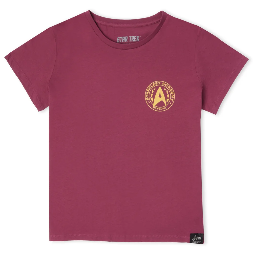 Star Trek Starfleet Commander T-Shirt Femme - Bordeaux - XS - Burgundy Image 1