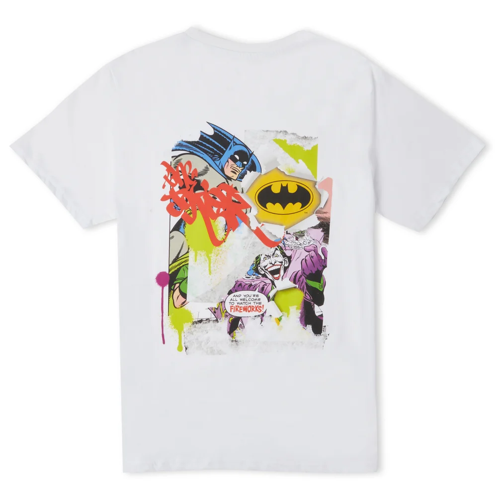 Batman Collage T-Shirt Unisexe - Blanc - S Image 1
