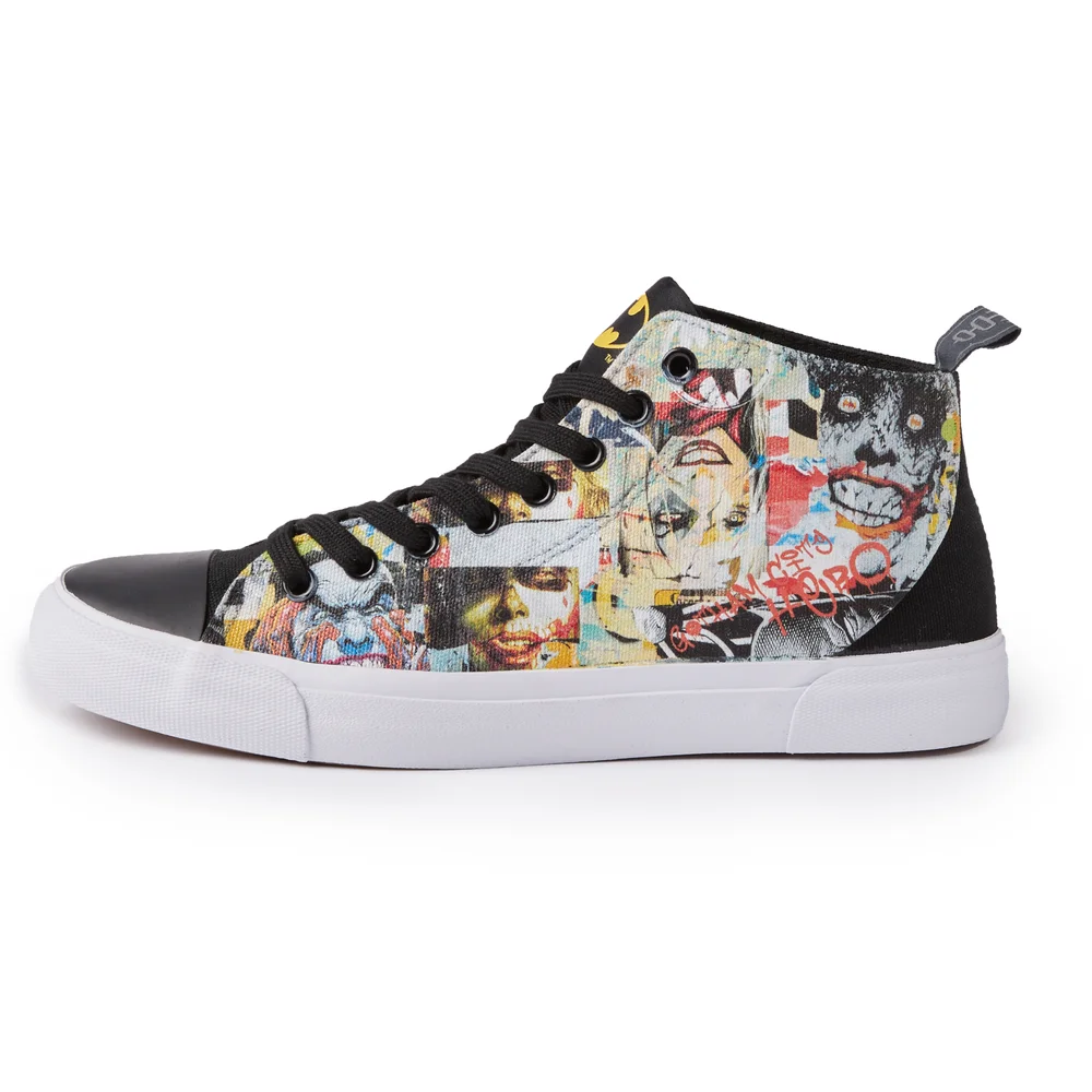 Akedo x Batman Mash Up Chaussures Coupe Haute Adulte - Noir - UK3 / EU35.5 Image 1