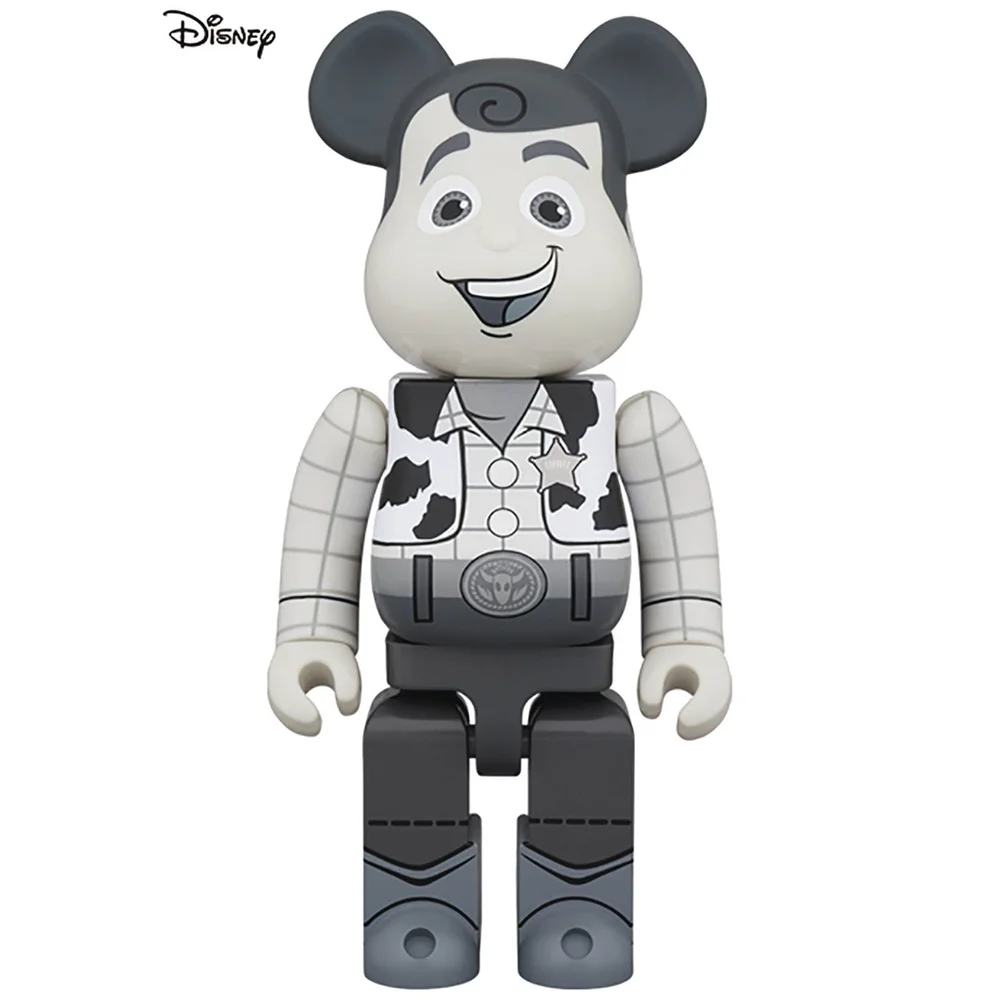 Medicom Toy Story Woody 1000% Be@rbrick (Black & White Version) Image 1