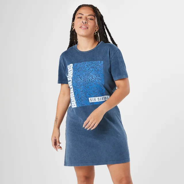 Borderlands Six Sirens Robe T-Shirt Femme - Marine Délavé