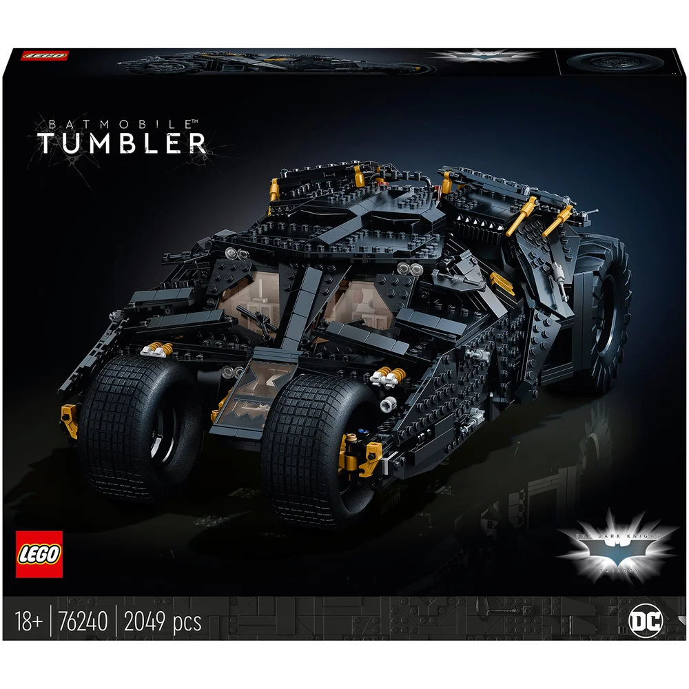 LEGO DC Batman La Batmobile Tumbler, Maquette Voiture, Set Pour Adultes(76240) Image 1