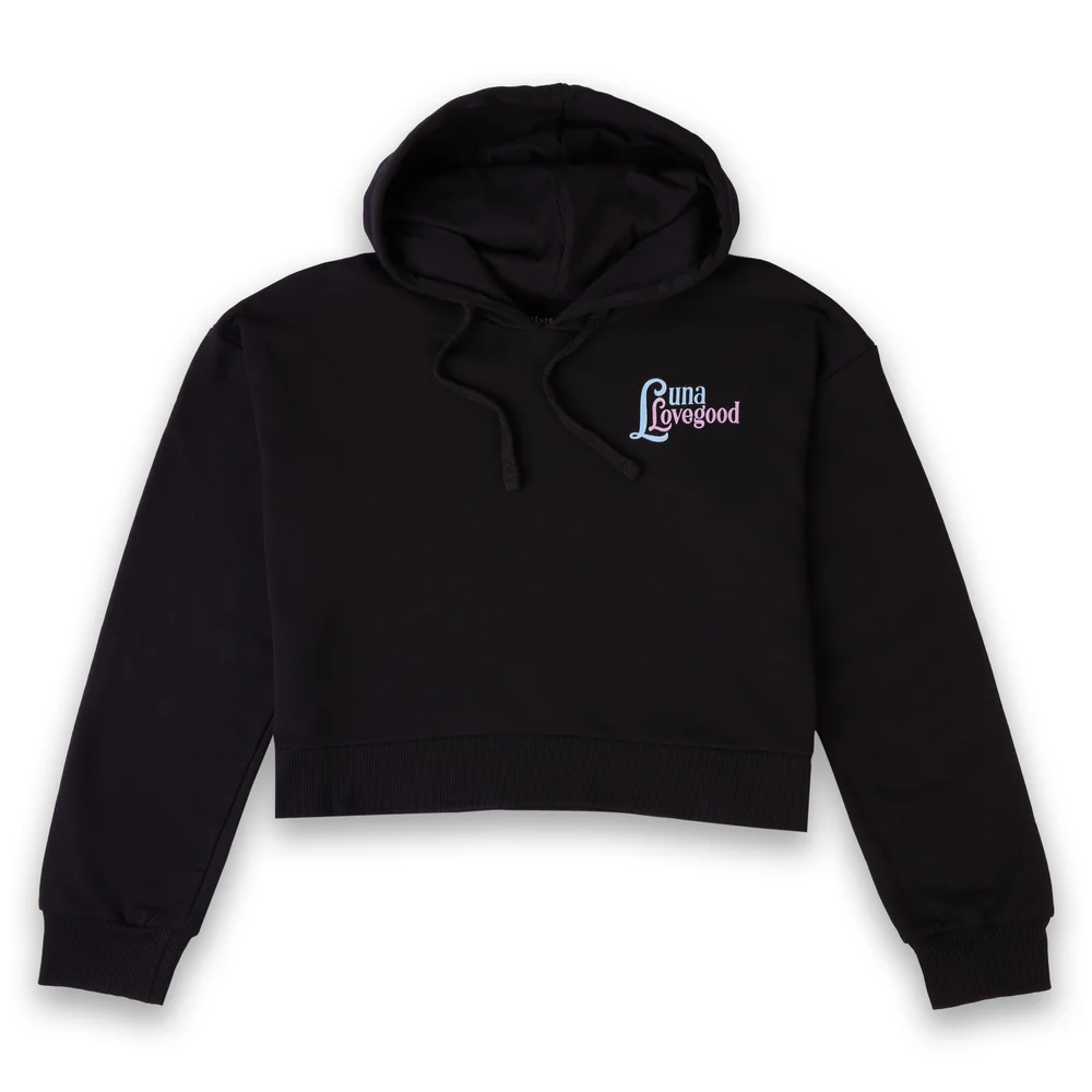 Harry Potter Luna Lovegood The Things We Lose Women's Cropped Hoodie - Black - XS - Noir Image 1