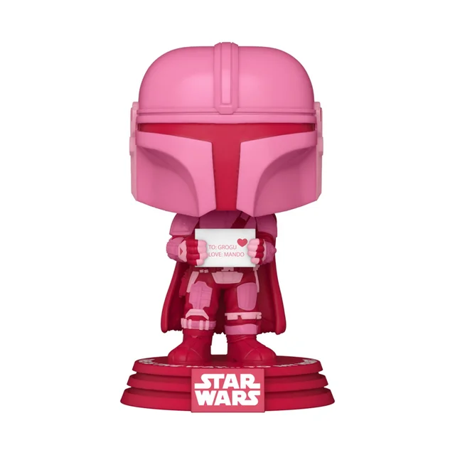 Figurine Funko Pop! Star Wars Valentines The Mandalorian en Vinyle