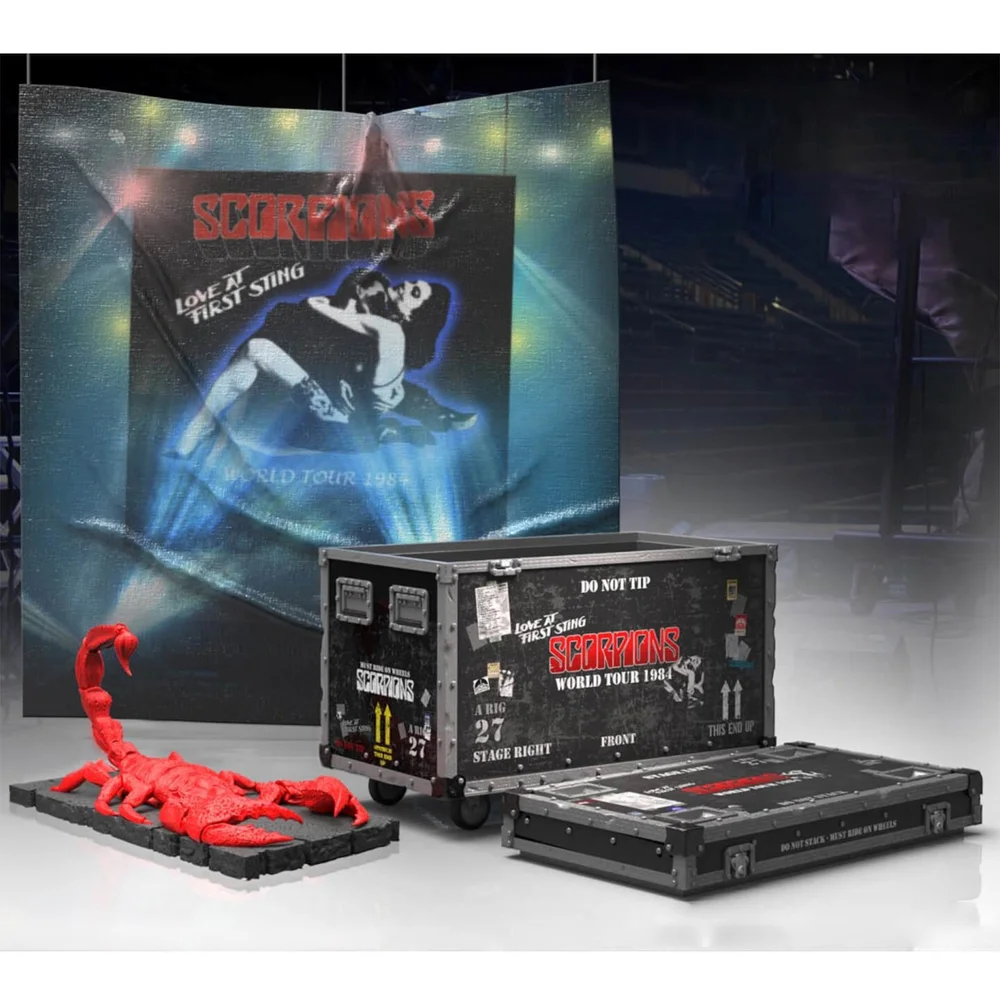 Knucklebonz Scorpions Road Case On Tour Figure Image 1