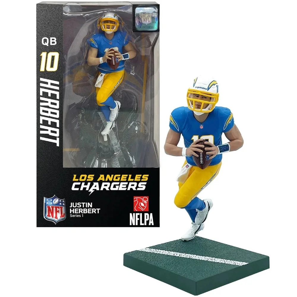 NFL Los Angeles Chargers 7" Action Figure - Justin Herbert Image 1
