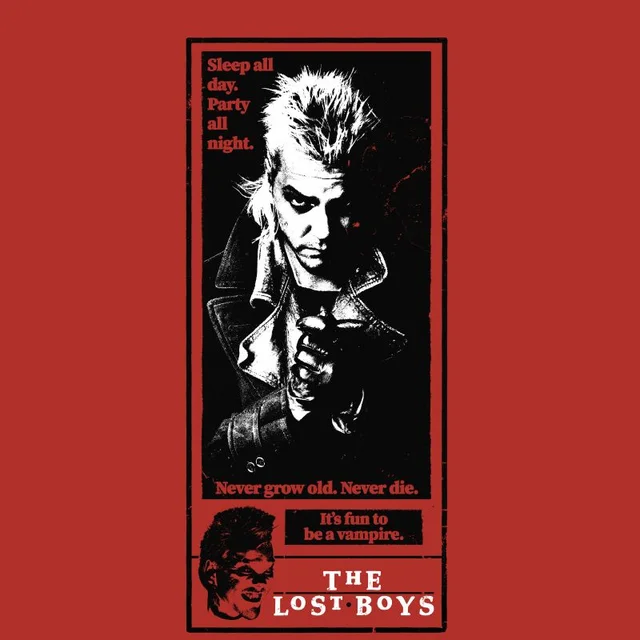 The Lost Boys Sleep All Day Party All Night Unisex T-Shirt - Rouge