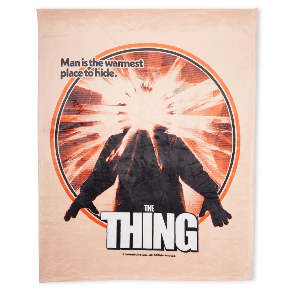 The Thing Man Is The Warmest Place To Hide Couverture Fleece - M Image 1
